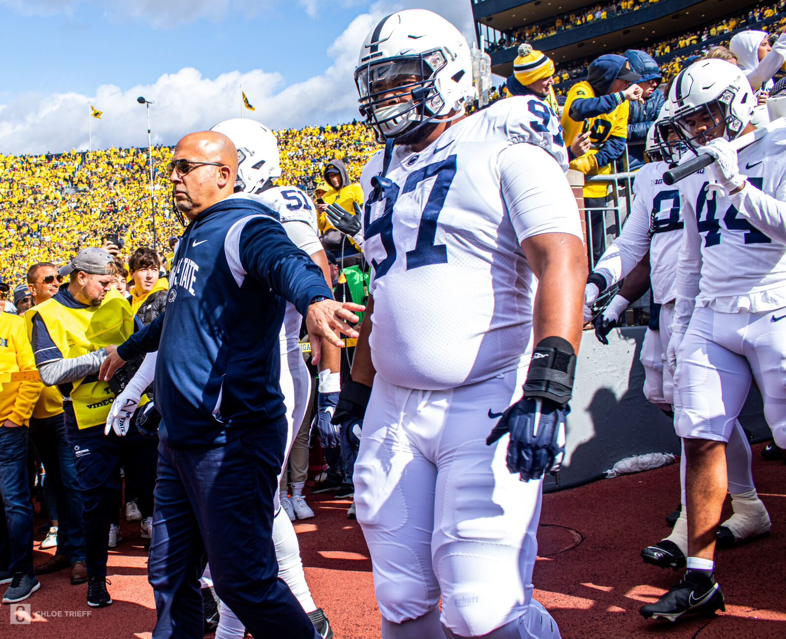 Penn State vs. Michigan, walkout